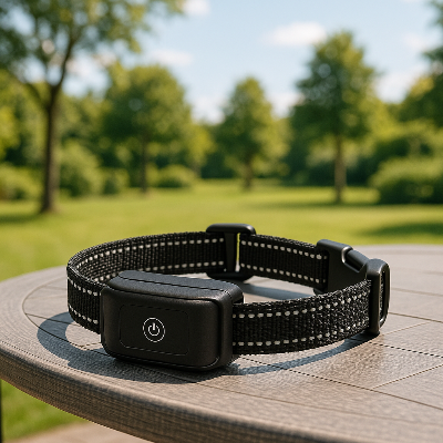 Collier anti fugue chien de confiance table