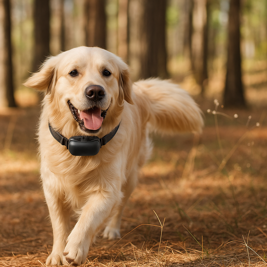 Collier anti fugue pour chien resolution