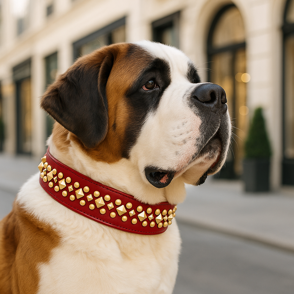 collier chien clouer rue saint bernards