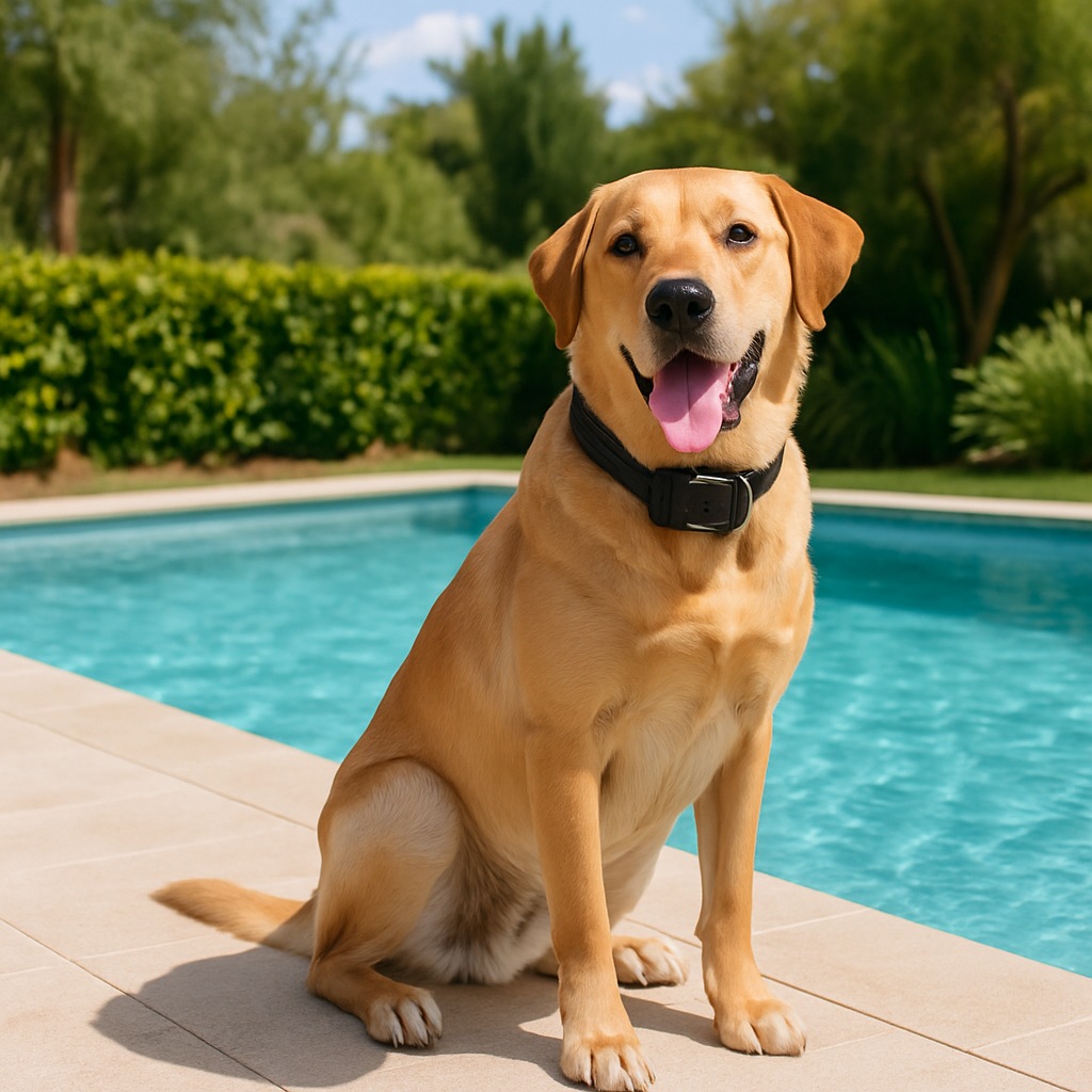collier de dressage pour chien melodieux piscine