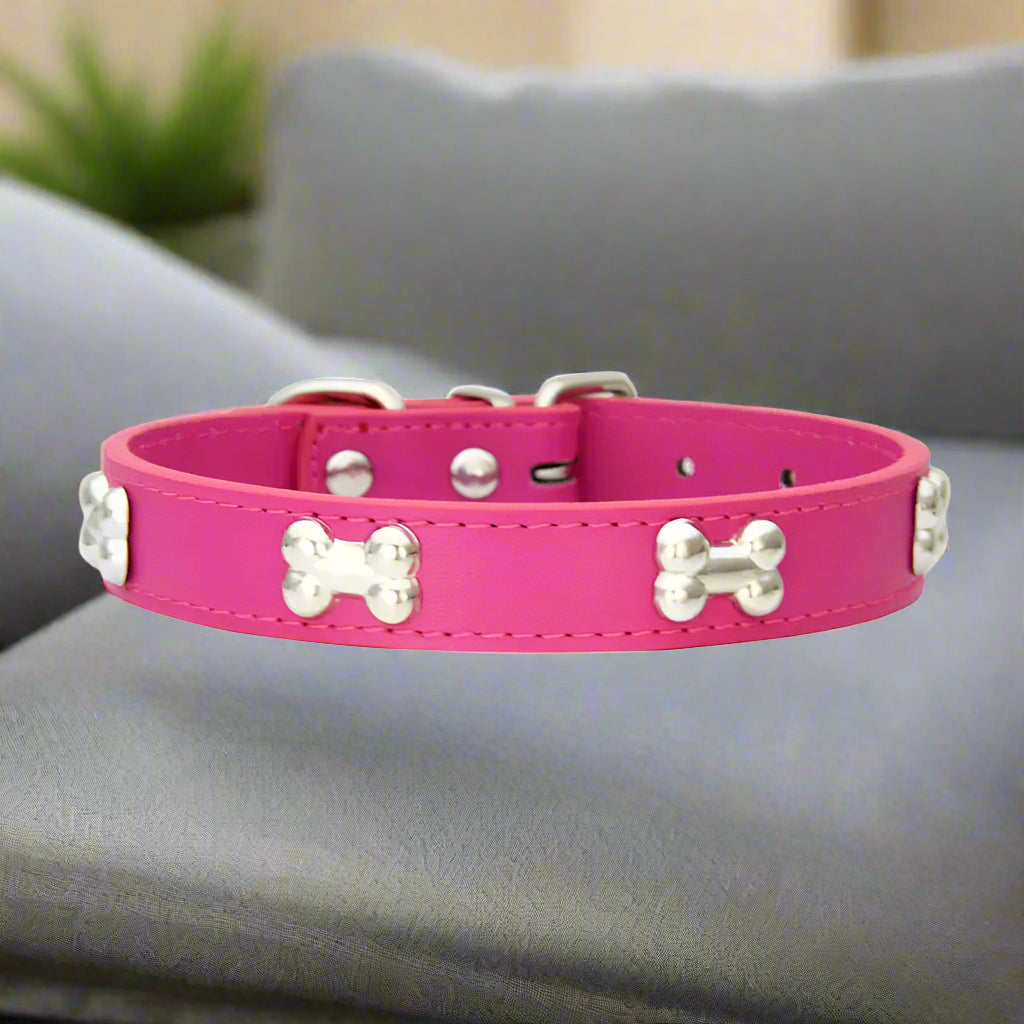 collier pour chien rose nonos sofa