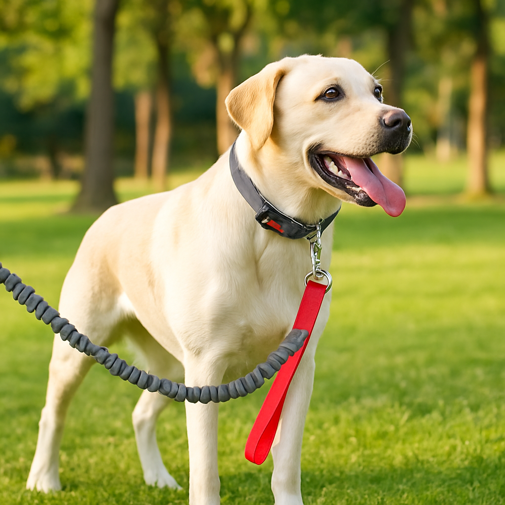 laisse corde pour chien rouge parc
