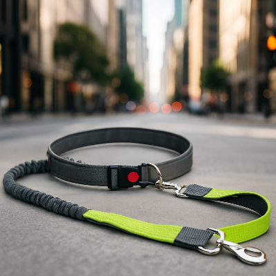 laisse corde pour chien vert centre ville