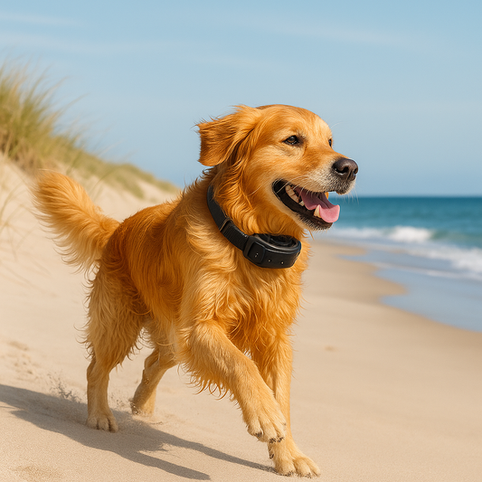 Collier anti fugue pour chien resolution plage