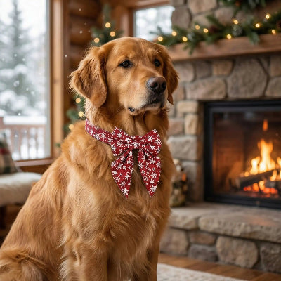 collier fluorescent chien foyer chien assis a cote