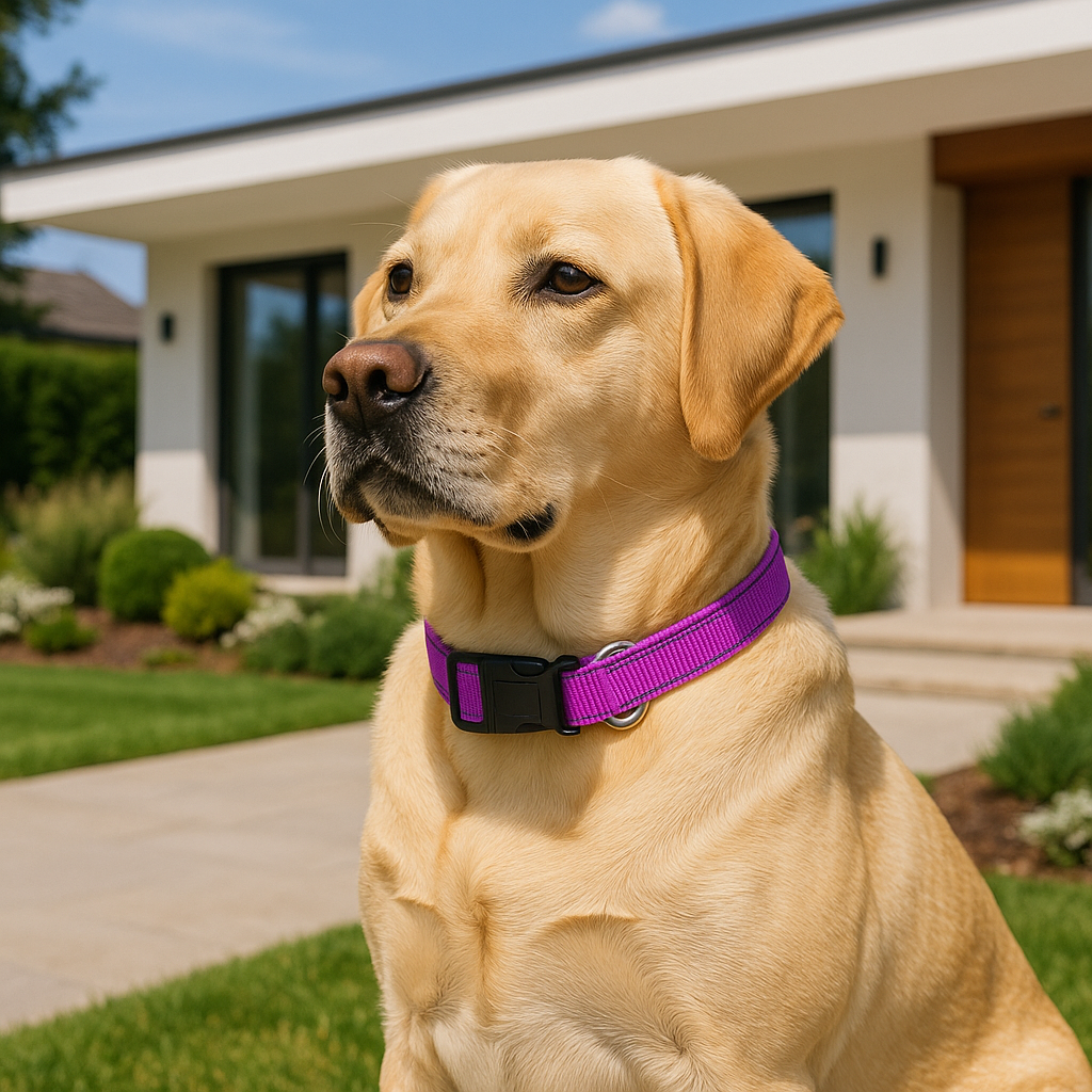collier pour chien eblouissant voilet
