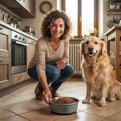 Gamelle Chien gris cuisine