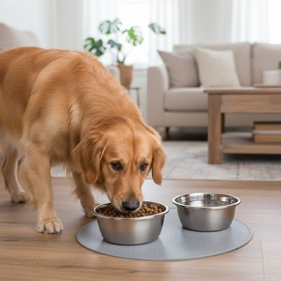 Gamelle pour chien Résistant en force mange et boit