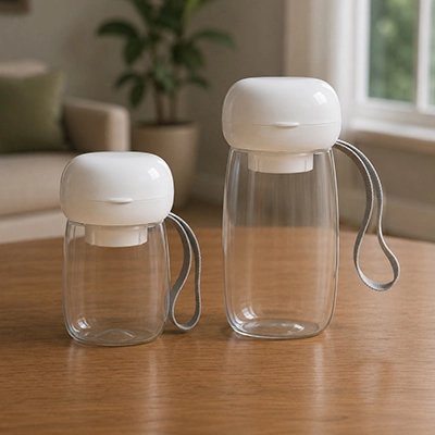 Gourde pour Chien petit et grand sur une table