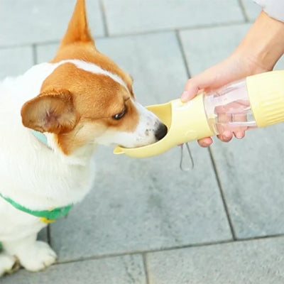 Gourde pour chien Résistante et Sécurisée Jaune 