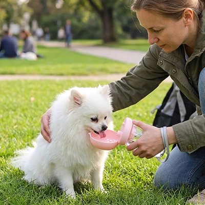 Gourde pour Chien rose