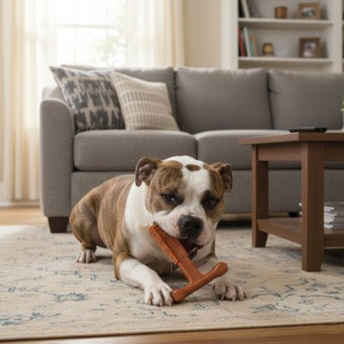 Jouet indestructible pour Chien à cote de la maison