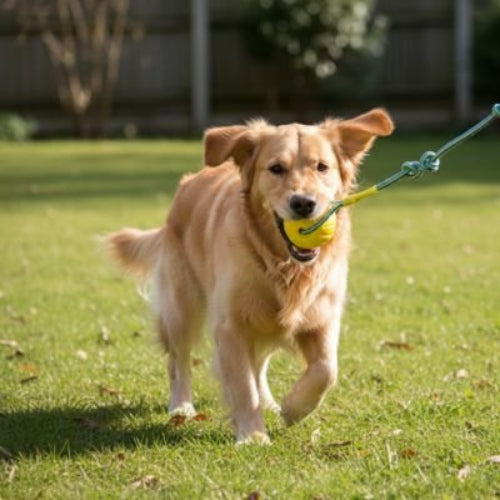 Jouet indestructible pour Chien joue au parc