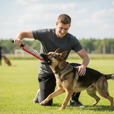Jouet indestructible pour Chien maitre entraine chien jouet dans la bouche