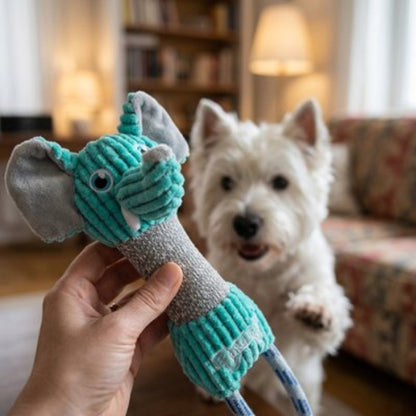 Jouet pour chien​ Éléphant maître 