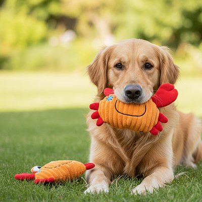 Jouets pour chien crabe chien sur le gazon