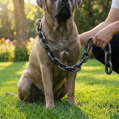 laisse chien solide robuste et confortable noir