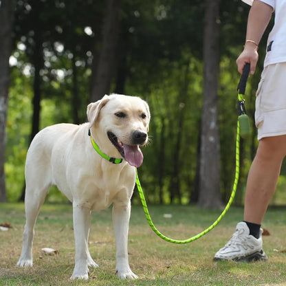 laisse  pour chien amure eduic vert arbre maitre