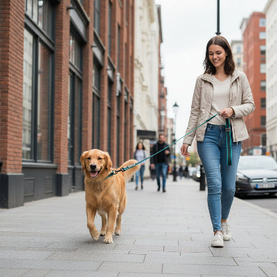 longe pour chien vert centre ville maitre latex