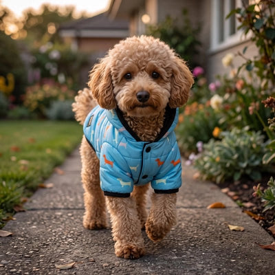 Manteau Chien bleu 