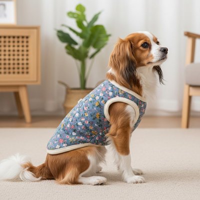 Manteau Chien dans la maison