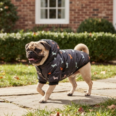 Manteau Chien noir 