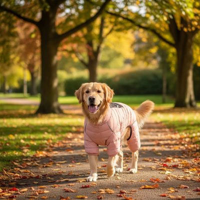 Manteau pas cher pour Chien imperméable constant rose balade au parc