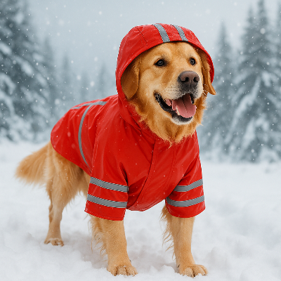 manteau pour petit chien confort dans neige