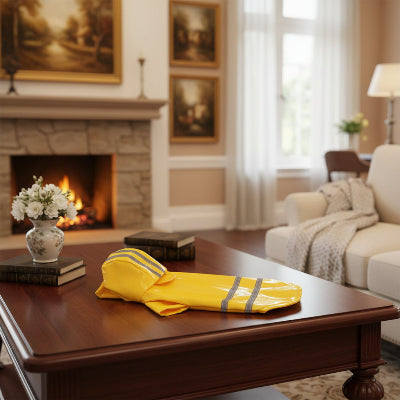 manteau pour petit chien sur une table au salon