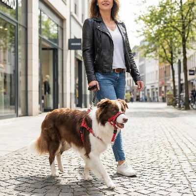 muselière anti aboiement pour chien contrôle respirante centre ville maitre 