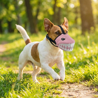 muselière pour petit chien style et liberte rose court 