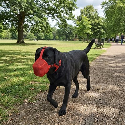 Muselière pour petit chien respirante antistress chien balade 