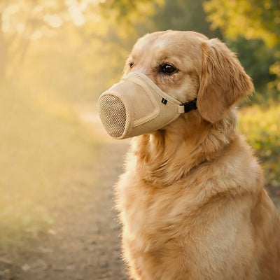 muselière pour yorkshire jaune gros chien