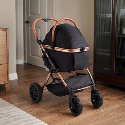 Poussette pour Chien dans la maison