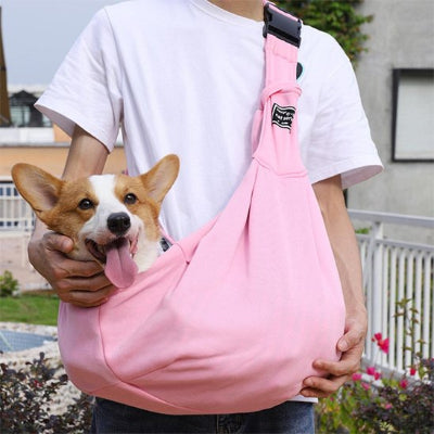 Sac a dos chien transport confortable devant maitre