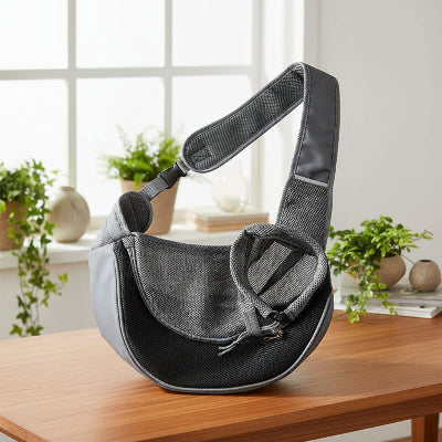 sac de transport pour chien doux irrésistible noir sur table beau décor 