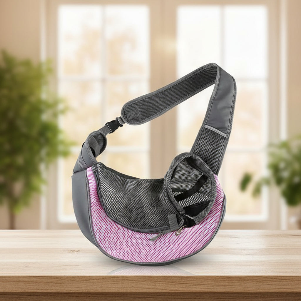 sac de transport pour chien doux irrésistible rose