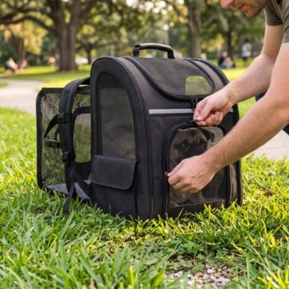 Sac de transport pour Chien sur un parc