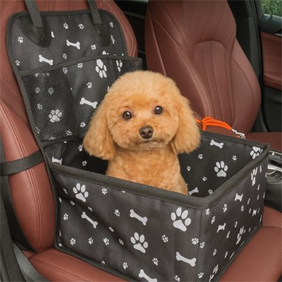 Siege auto chien noir durable chiot